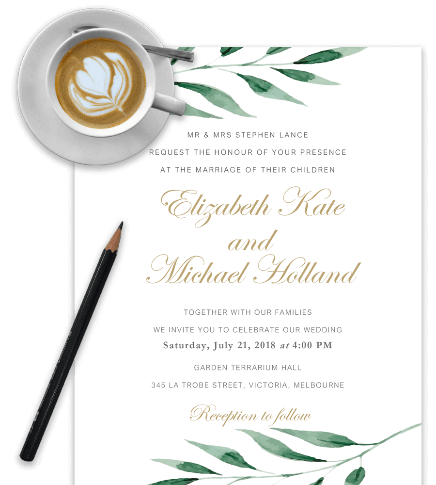 invitation card template free download word